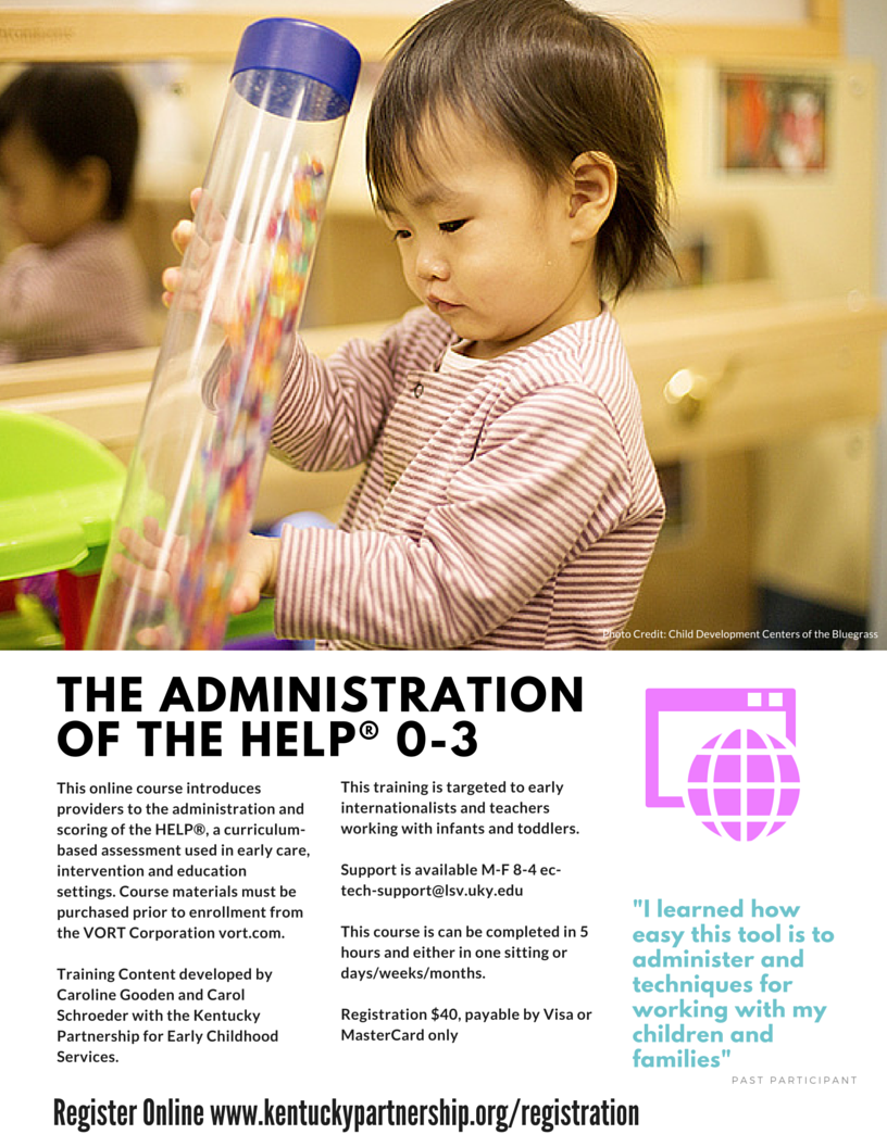 ECE 146: The Administration of the Hawaii Early Learning Profile (HELP ...