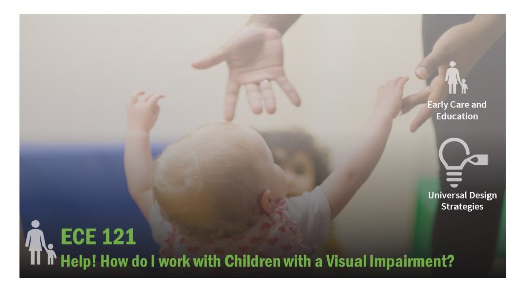 Course catalog image featuring a child reaching for a pair of hands