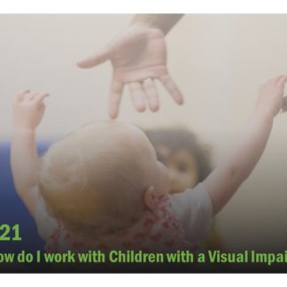 Course catalog image featuring a child reaching for a pair of hands