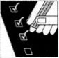 The Procedures and Processes icon shows a hand holding a pencil, checking off items on a list.