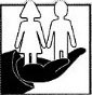 Sample Outcome Statements icon is a large hand holding the outline of two people