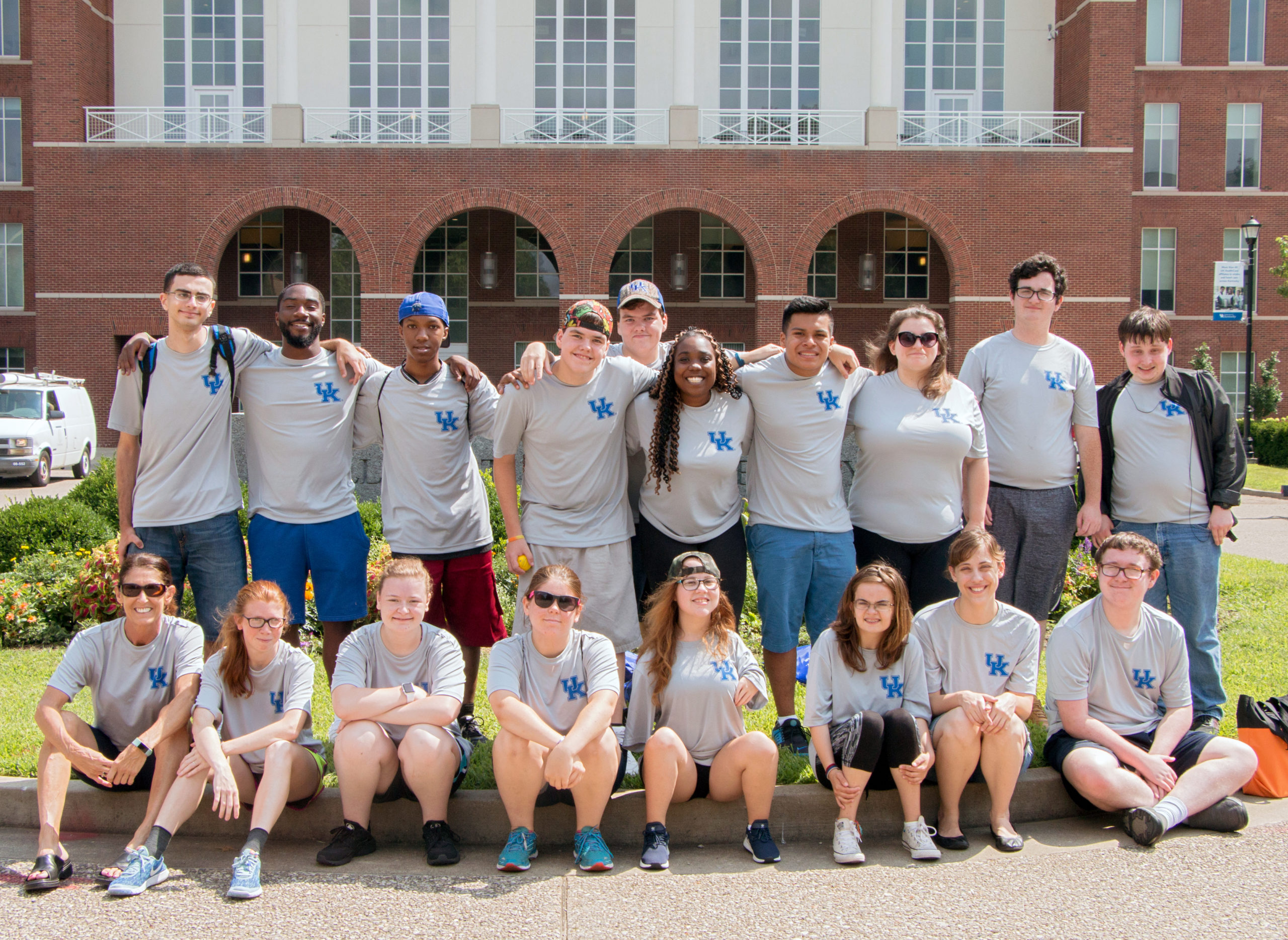 Two rows of students with disabilities at the University of Kentucky