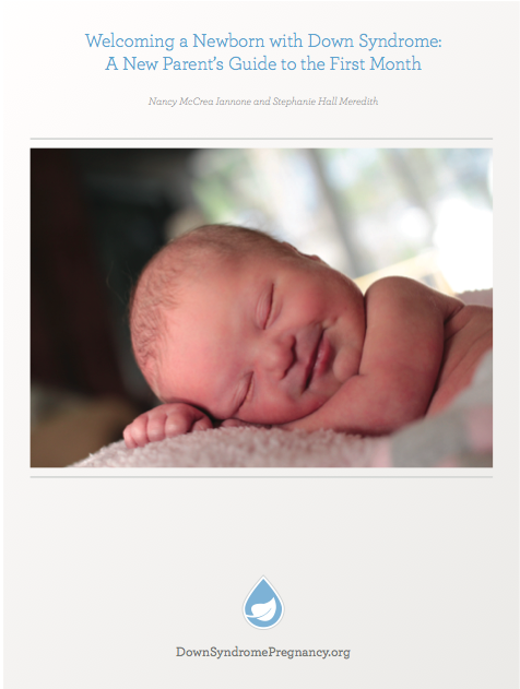 The cover of the book Welcoming a newborn with down syndrome