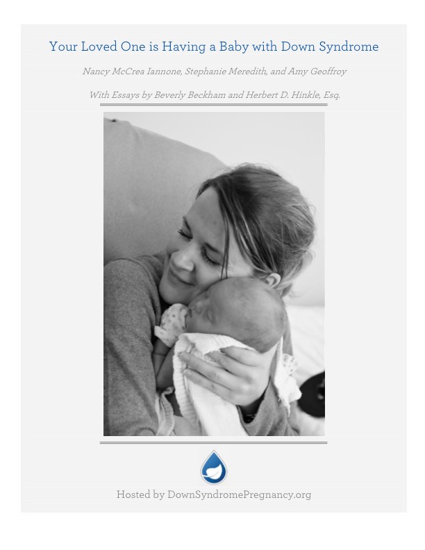 Cover of the book, Your Loved One is having a baby with down syndrome