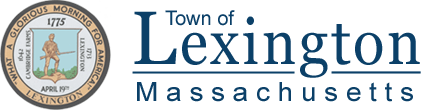 Logo reading "Town of Lexington Massachusetts"