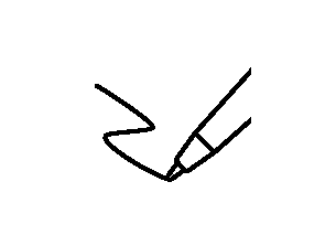 pen drawing a line