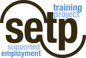 SETP Logo (SETP stands for Supported Employment Training Project)
