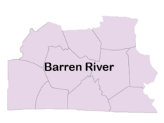 Barren River ADD counties.