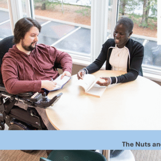 Supported Employment Training Project: The Nuts & Bolts of the Work